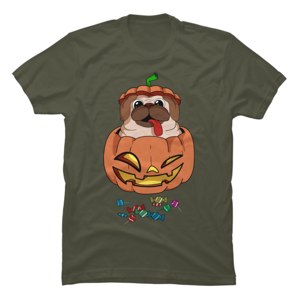 pug halloween shirt